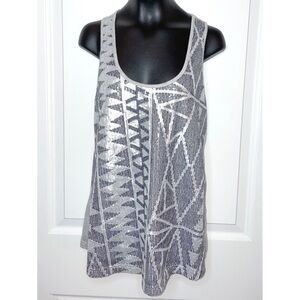 Vanity sequin tank top